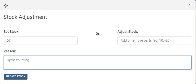 ERP System - cycle counting