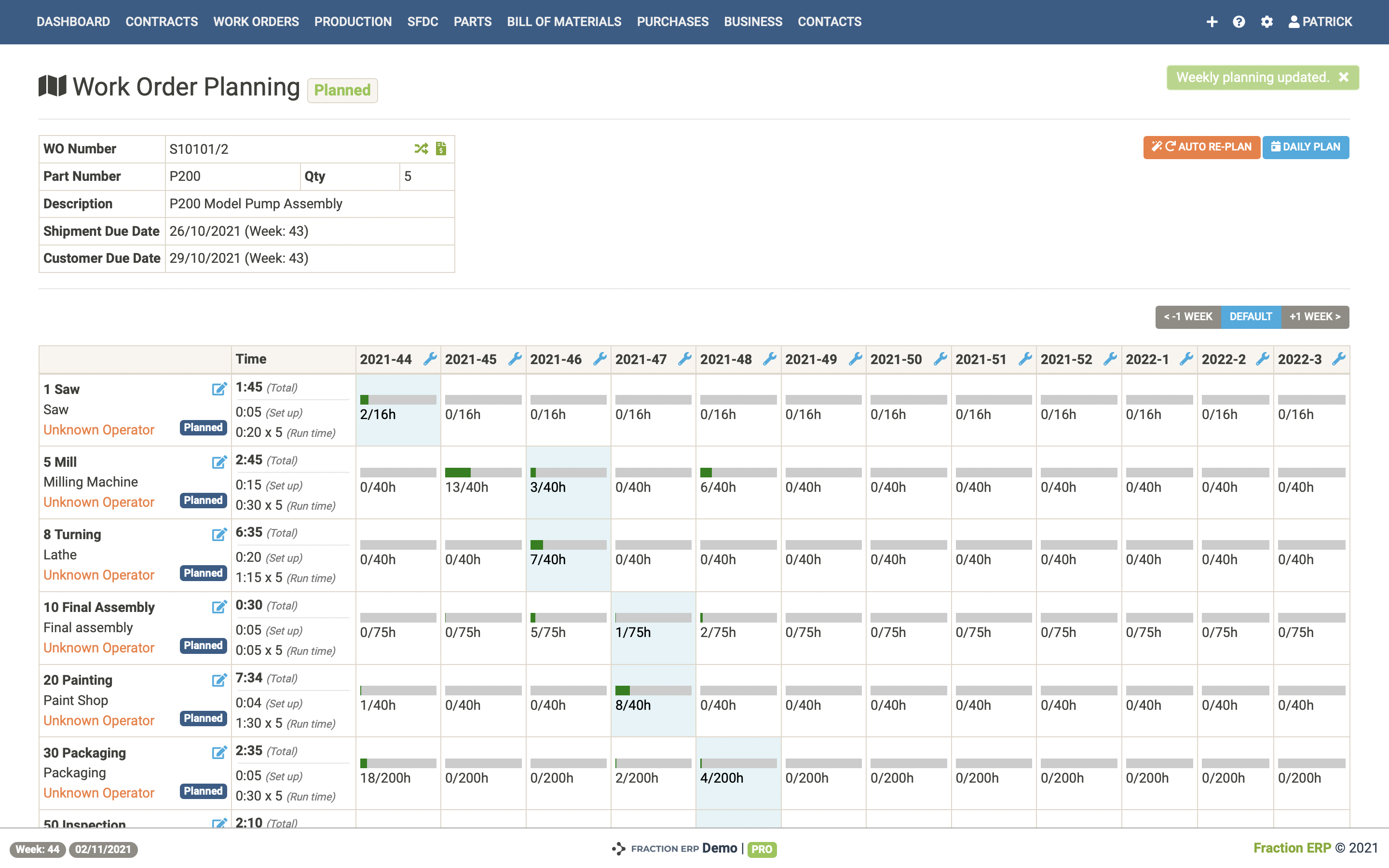 manufacturing scheduling software for small business
