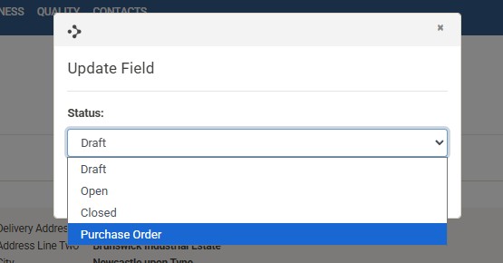 Convert RFQ